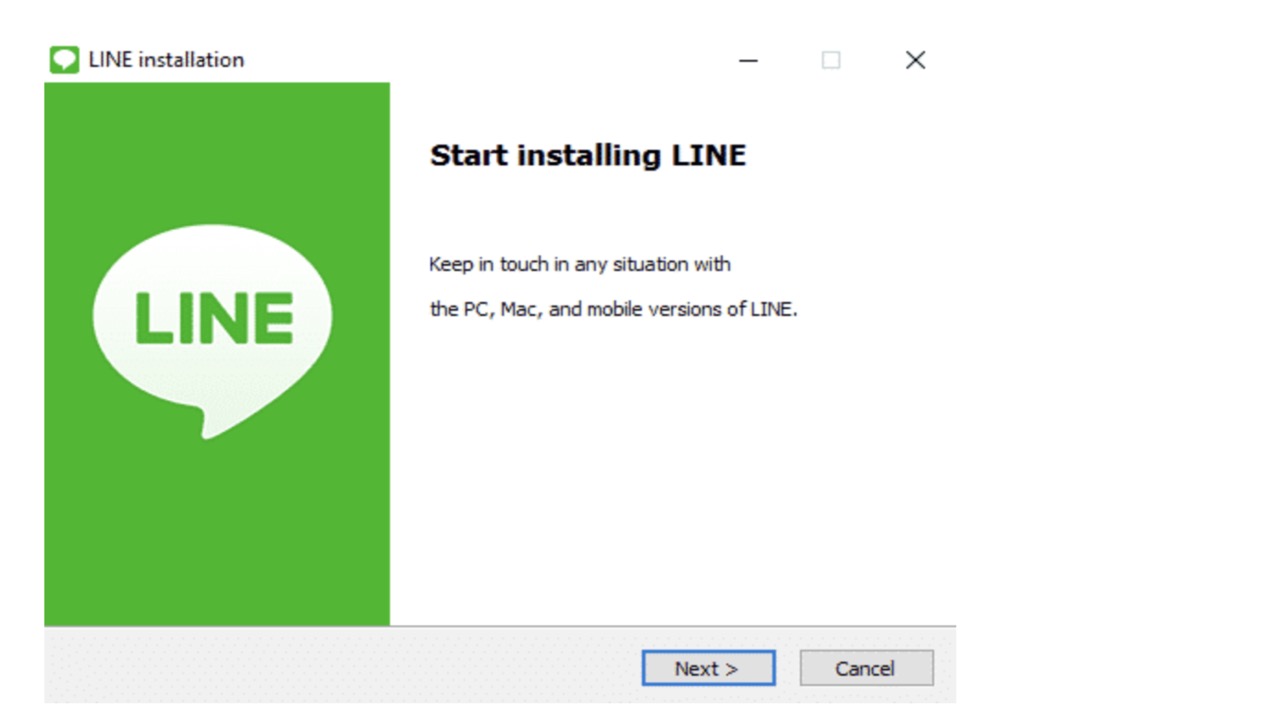 LINE for PC Windows